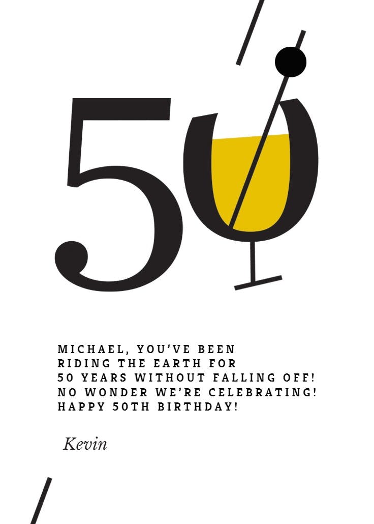 Birthday cheers - birthday card