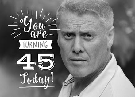 Edge to Edge - Birthday Card