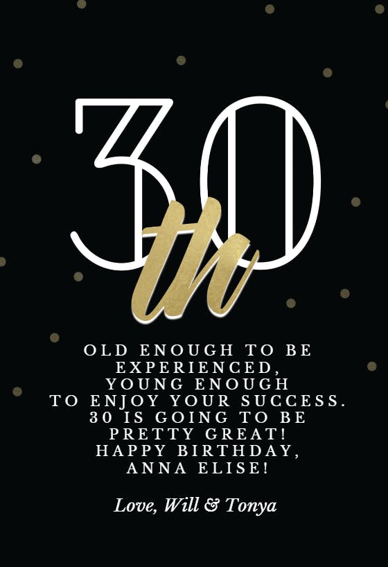 Forever young - birthday card