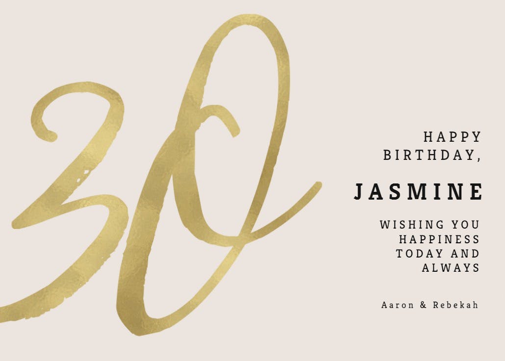 Freestyle font - birthday card