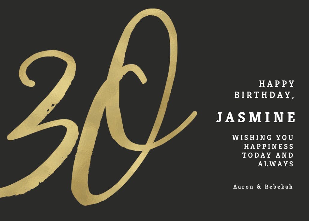 Freestyle font - birthday card