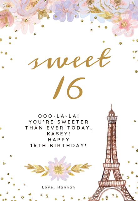 French Twist - Birthday Card