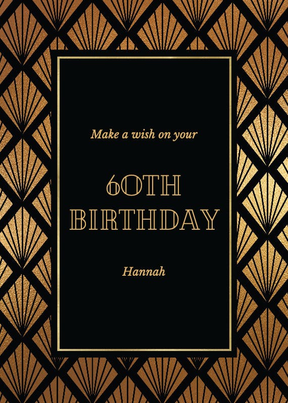Geometric shells -  free birthday card