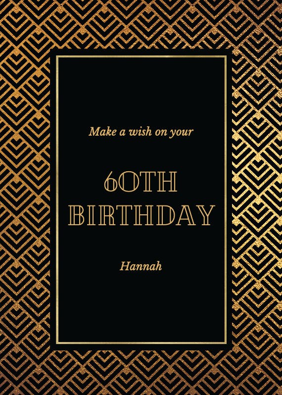 Geometric shells - birthday card