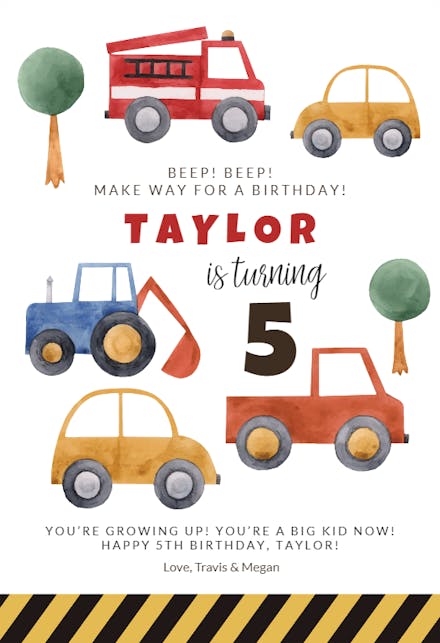 Got Wheels - Birthday Card