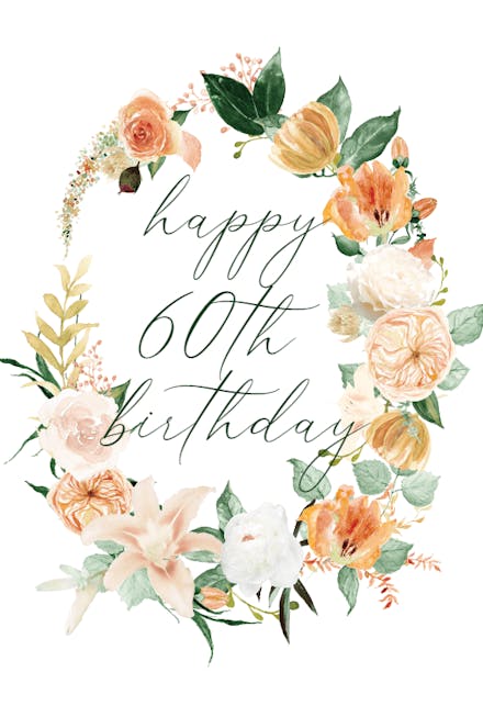 60th Birthday Cards (Free) | Greetings Island