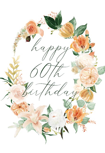 60th Birthday Cards (Free) | Greetings Island 60th Birthday Cards (Free) | Greetings Island