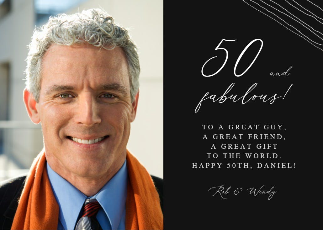 Left and right - tarjeta de cumpleaños