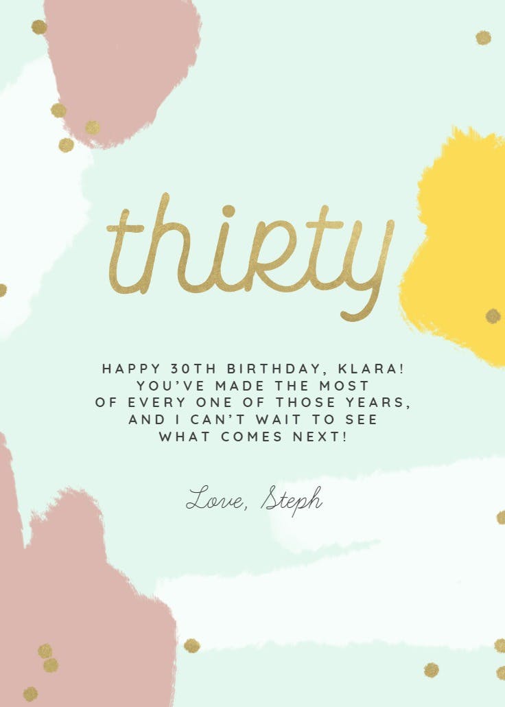 Noteworthy number - birthday card