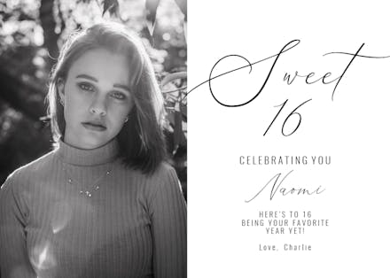 Pretty Pose - Birthday Card