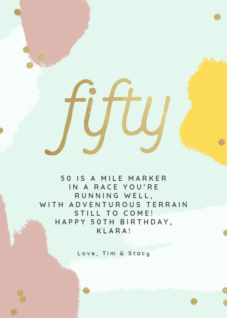 Rough patches - birthday card
