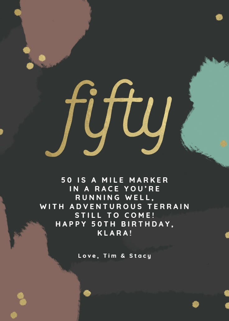 Rough patches - birthday card