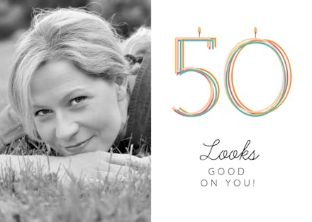 Round Party - Birthday Card