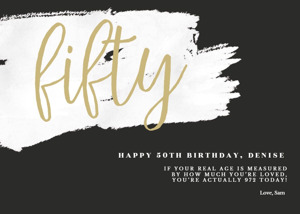 Sideswiped - birthday card