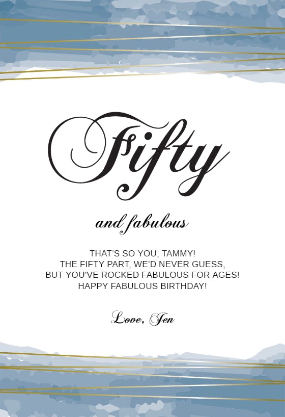 Spun threads -  free birthday card