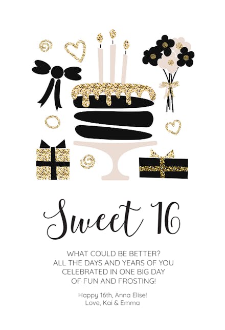 Sweet Tokens - Birthday Card