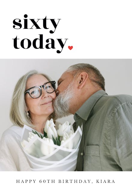 Trendy Bold Text - Birthday Card