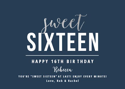 Understated - Birthday Card