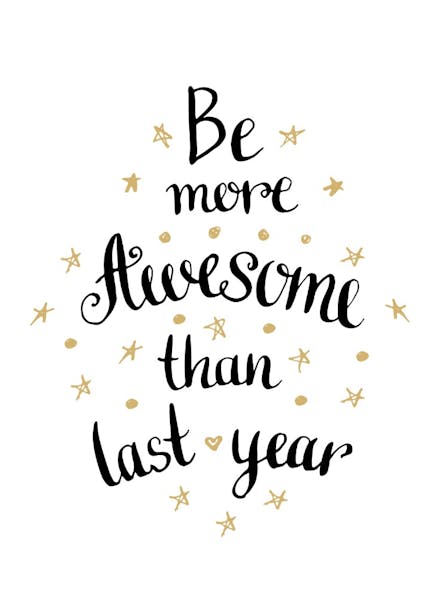 Awesome plus - birthday card