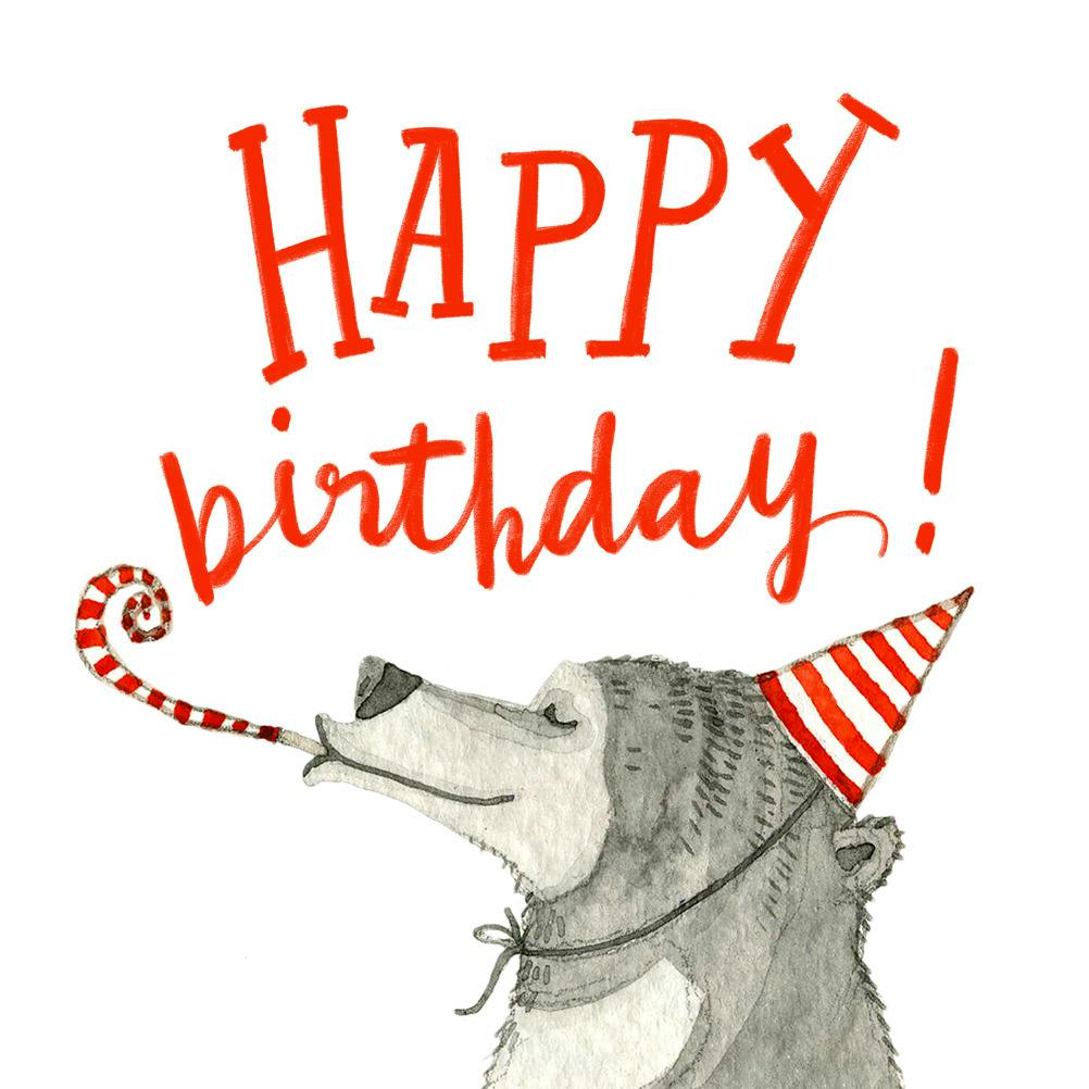 Beary happy - birthday card