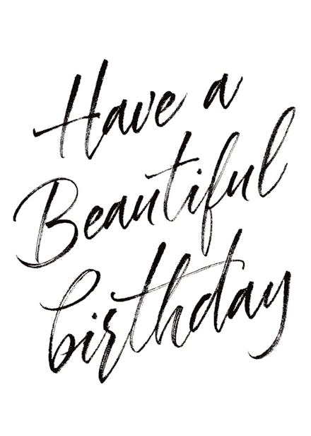 Beautiful birthday - birthday card