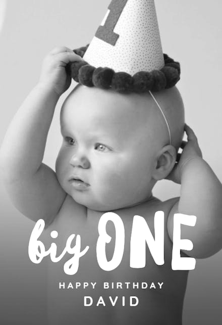 Big One - Birthday Card