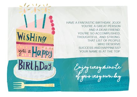 Big slice o’ cake - Birthday Card