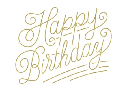 Birthday  Monoline - Birthday Card