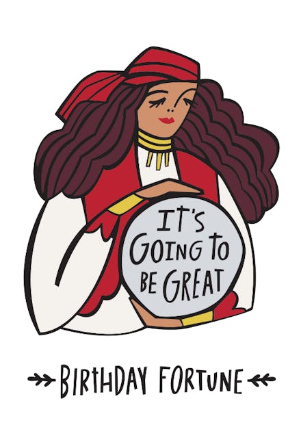 Birthday fortune - Birthday Card