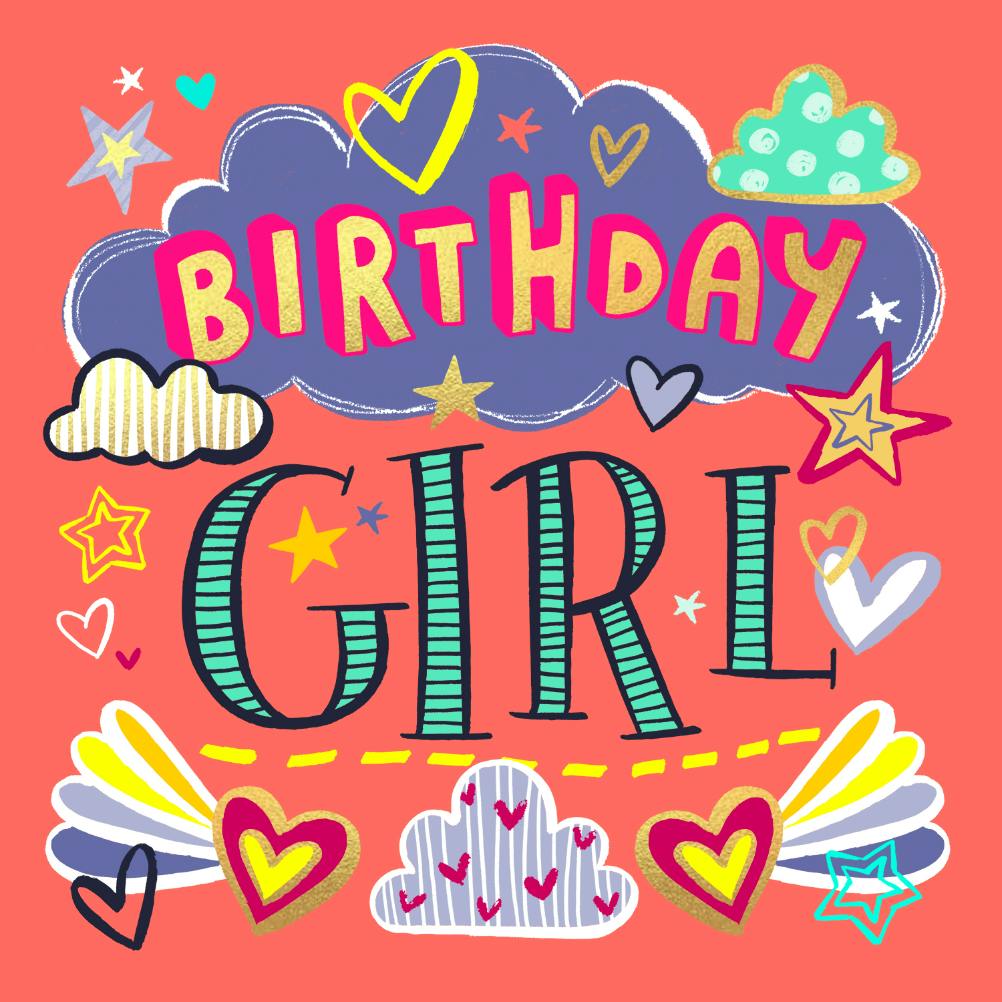 Birthday Girl Birthday Card Free Greetings Island