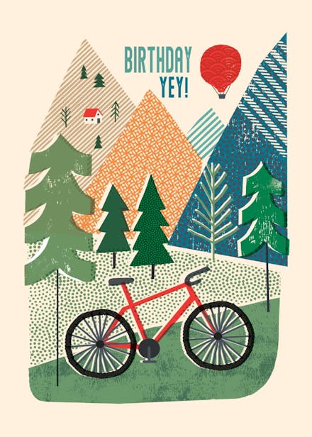 Birthday yey - birthday card