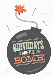 Birthdays Are The Bomb Free Birthday Card Greetings Island