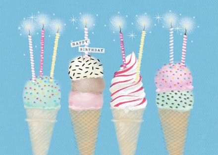 Candle Creations - Tarjeta De Cumpleaños