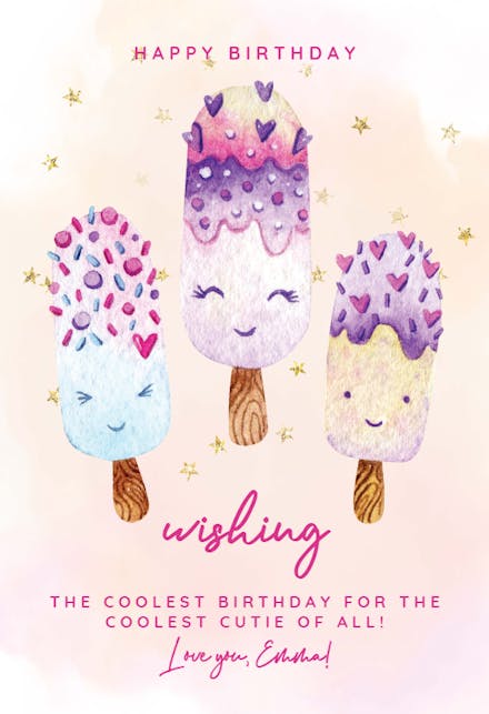 Cool Cuties - Birthday Card