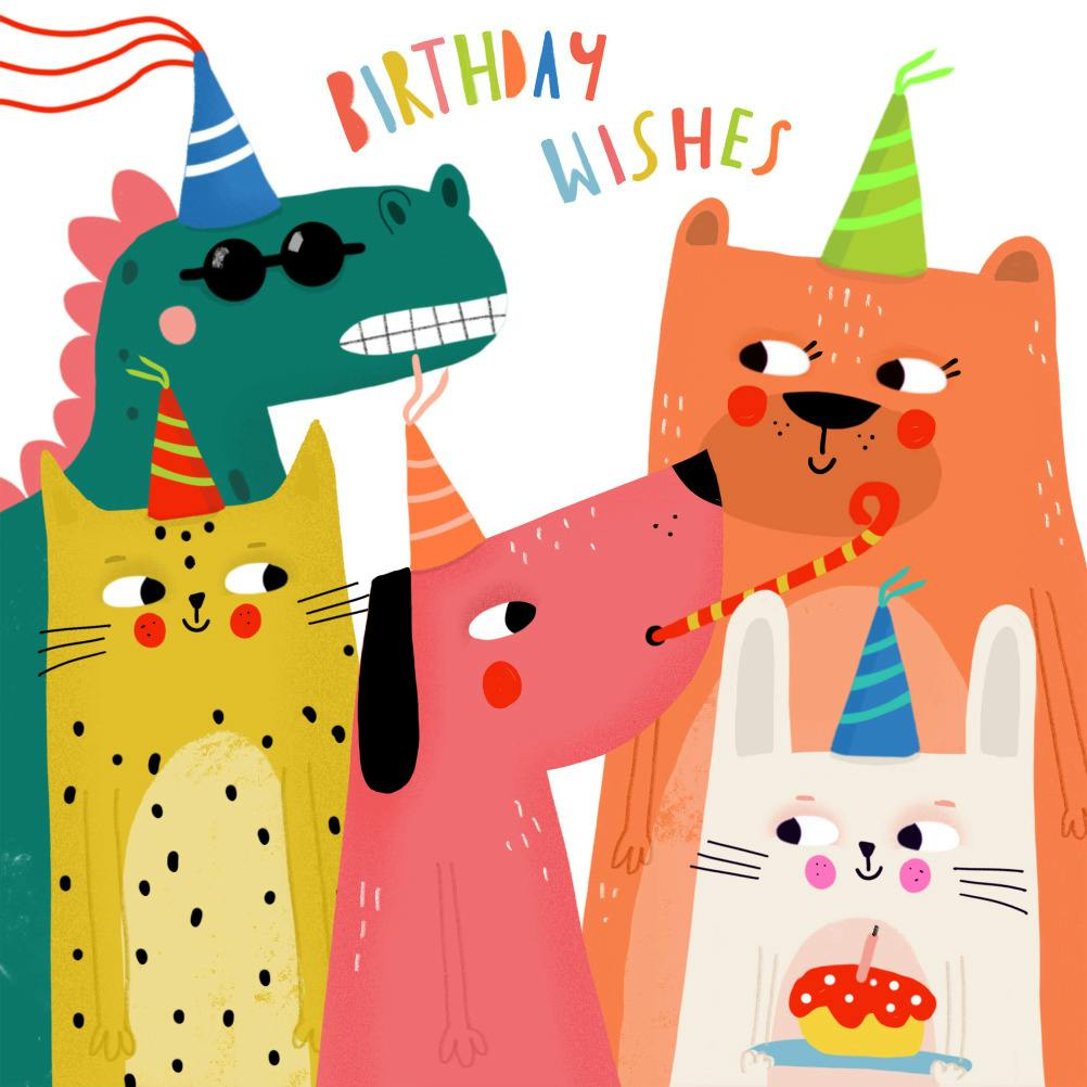 Coooolest friends - happy birthday card