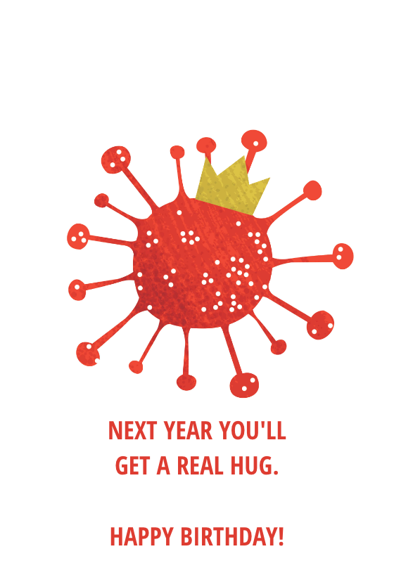 Coronavirus hug Birthday Card (Free) Greetings Island