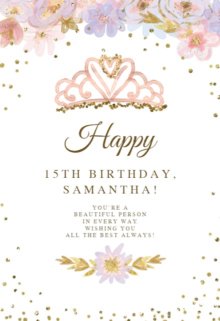 Crown Royale - Happy Birthday Card