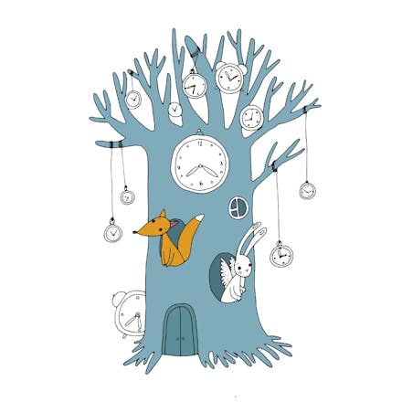 Cuckoo clocks - birthday card