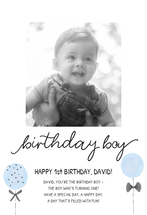 Soft balloons - birthday card