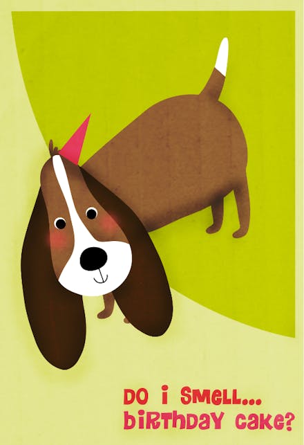 Do I Smell Birthday Cake - Birthday Card