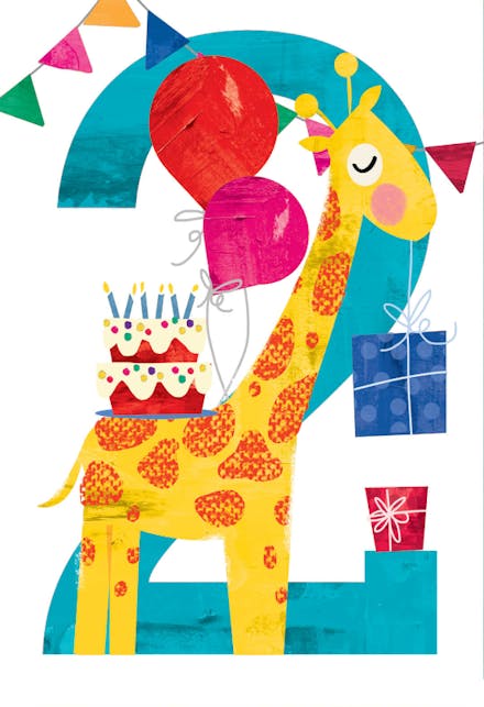 Double Delight - Birthday Card