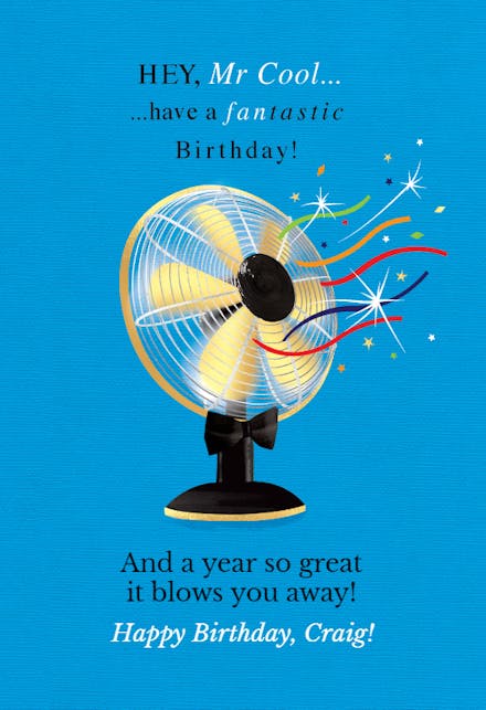 Fantastic Fun - Birthday Card