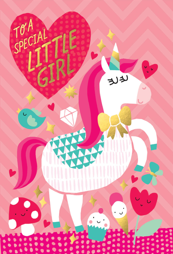 Printable Girl Birthday Card Free
