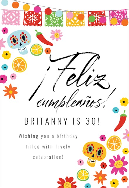 Fiesta Fun - Birthday Card