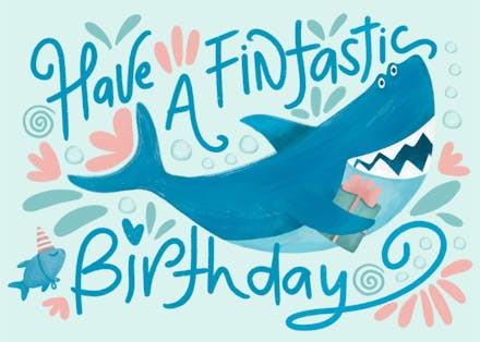 Fintastic birthday - Birthday Card