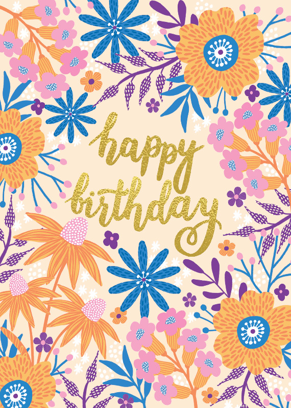 Foliage daisies - Birthday Card (Free) | Greetings Island