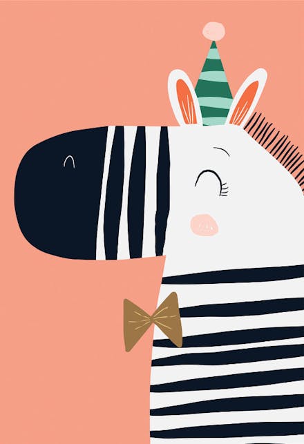 Fun Stripes - Tarjeta De Cumpleaños