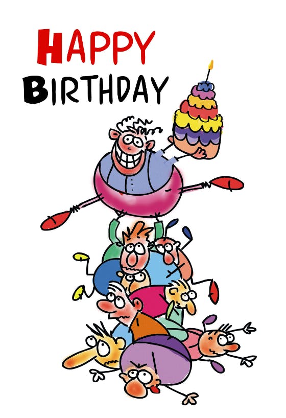 Funny birthday - happy birthday card