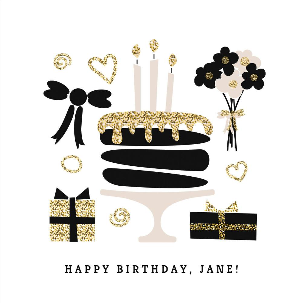 Glitter & Glam - Birthday Card (Free) | Greetings Island Glitter & Glam - Birthday Card (Free) | Greetings Island