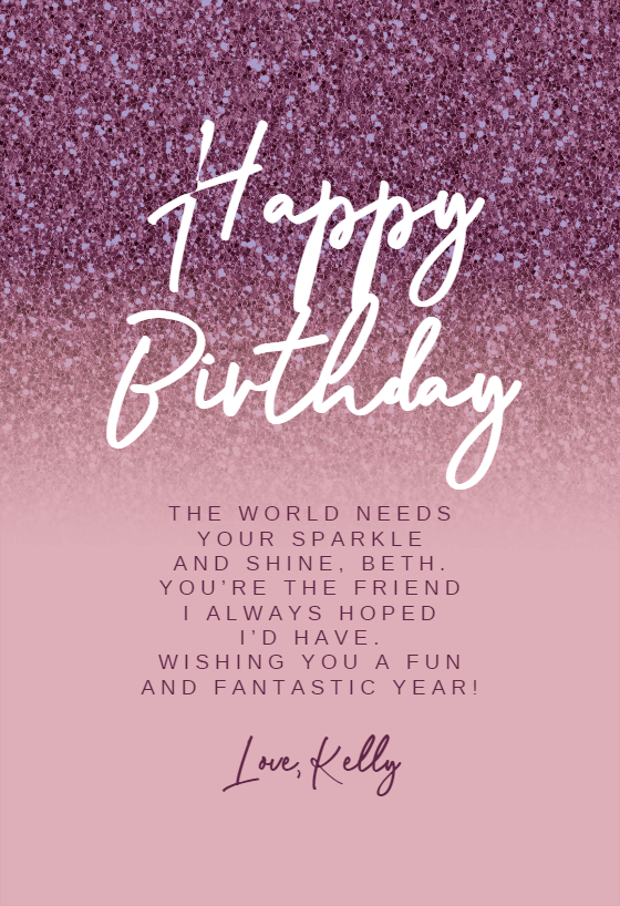 Dotted Simple Card - Birthday Card (Free) | Greetings Island